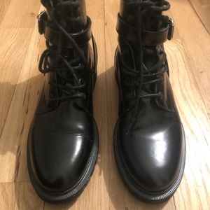 Maje Nero Long Leather Boot size 9